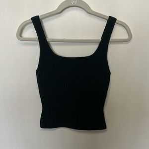 Babaton Forest Green Cropped tank